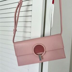 Charles & Keith Pink Crossbody Bag/wallet